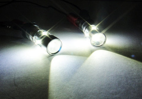 2 pieces of PW24W PWY24W 5x CREE XP-E LED Projector Light bulb 25W white