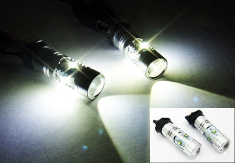 2 pieces of PW24W PWY24W 5x CREE XP-E LED Projector Light bulb 25W white