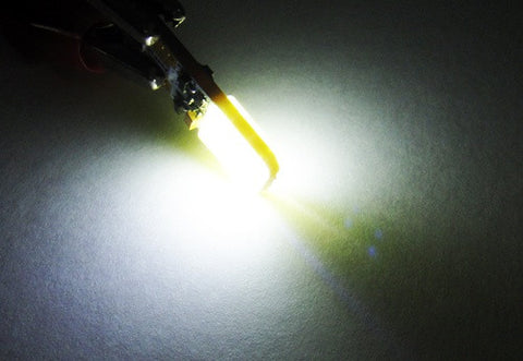 2 pieces of 6W High Power COB LED Error Free T10 168 194 2825 501 W5W wedge Light bulb white