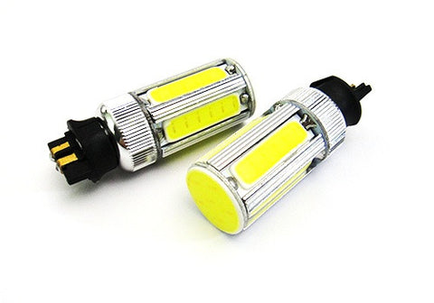2 pieces of LUFFY PW24W PWY24W High Power COB LED Light bulb 25W white