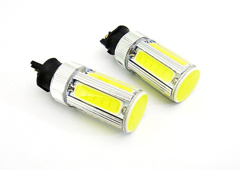 2 pieces of LUFFY PW24W PWY24W High Power COB LED Light bulb 25W white