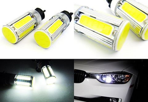 2 pieces of LUFFY PW24W PWY24W High Power COB LED Light bulb 25W white
