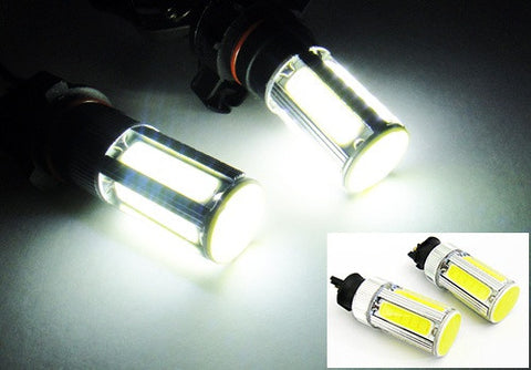 2 pieces of LUFFY PW24W PWY24W High Power COB LED Light bulb 25W white