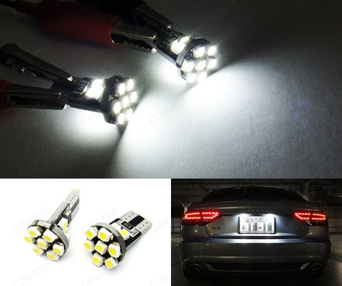 2 pieces of 13 SMD LED 360¡ã T10 168 194 501 2825 W5W compact wedge Light bulb white