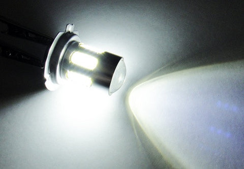 2x H7 (499) CREE XR-E LED Projector Light w/ 6 Plasma SMD LED 14W white