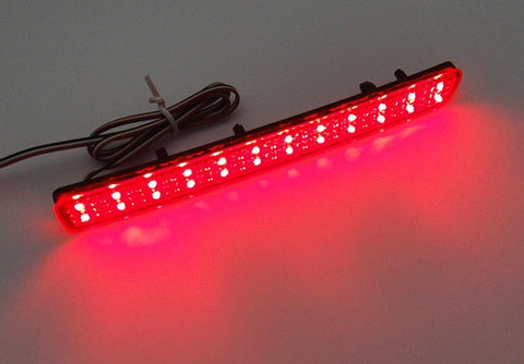 2x LED Bumper Reflector Red lens Tail Brake Light Red Discovery 3 4 LR3 LR4 Range Rover Sport