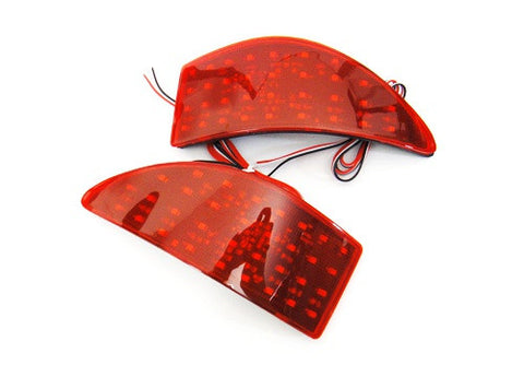 2x LED Bumper Reflector Red lens Tail Brake Light lamp Red XE20 2006-13 Lexus IS 250 350