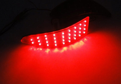 2x LED Bumper Reflector Red lens Tail Brake Light lamp Red XE20 2006-13 Lexus IS 250 350