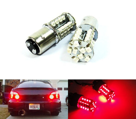 2 pieces of 40 SMD LED 380 (P21/5W) 1157 7528 BAY15d Light bulb Red
