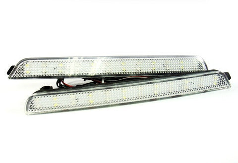 2x LED Bumper Reflector Clear lens Tail Brake Light Red Backup lamp White 04-09 Mazda3 Mazdaspeed3