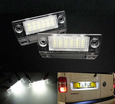 LED License Number Plate Light lamp OEM Replacement kit VW Caddy Passat Transporter T5