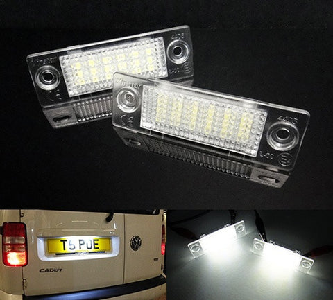 LED License Number Plate Light lamp OEM Replacement kit VW Caddy Passat Transporter T5