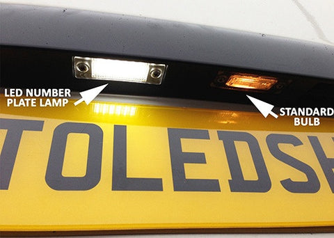 LED License Number Plate Light lamp OEM Replacement kit VW Caddy Passat Transporter T5