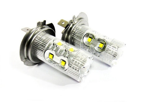 2 pieces of H7 (499) 10x CREE XB-D LED Projector Light bulb 50W white