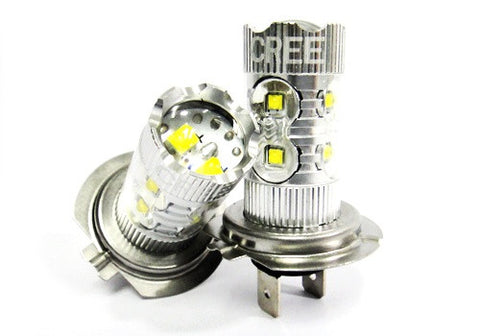 2 pieces of H7 (499) 10x CREE XB-D LED Projector Light bulb 50W white