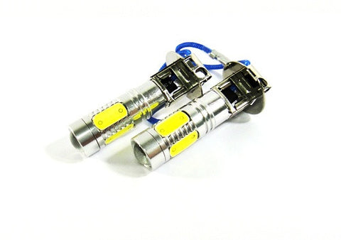 2 pieces of H3 (453) CREE LED Projector Light with 4 Plasma SMD LED 11W white