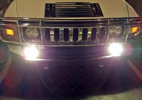 2 pieces of H3 (453) CREE LED Projector Light with 4 Plasma SMD LED 11W white