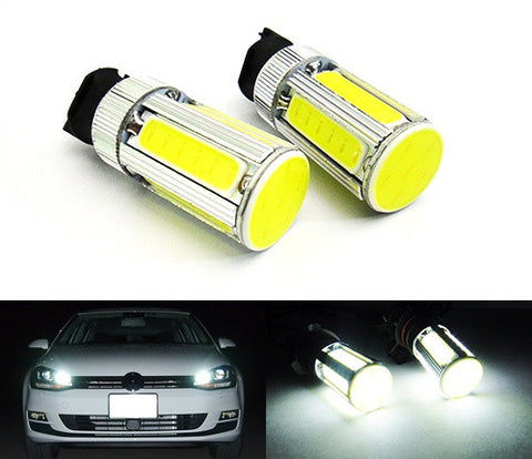2 pieces of LUFFY PW24W PWY24W High Power COB LED Light bulb 25W white