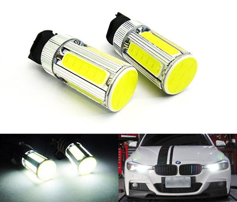 2 pieces of LUFFY PW24W PWY24W High Power COB LED Light bulb 25W white