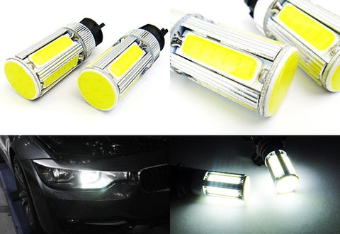 2 pieces of LUFFY PW24W PWY24W High Power COB LED Light bulb 25W white