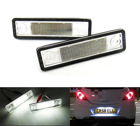 LED License Number Plate Light lamp OEM Replacement kit Opel Astra Corsa Omega Vectra