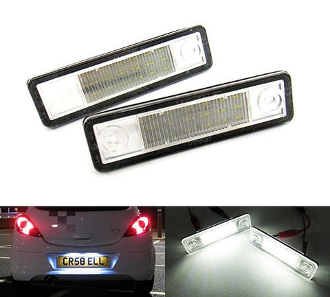 LED License Number Plate Light lamp OEM Replacement kit Opel Astra Corsa Omega Vectra