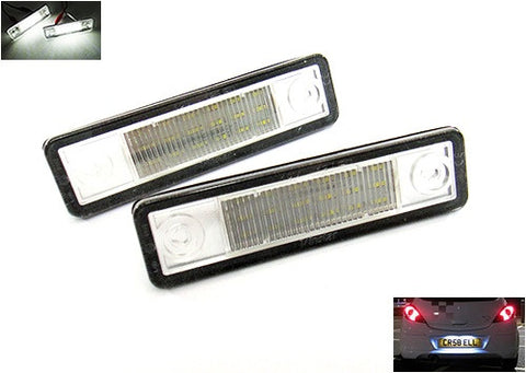 LED License Number Plate Light lamp OEM Replacement kit Opel Astra Corsa Omega Vectra