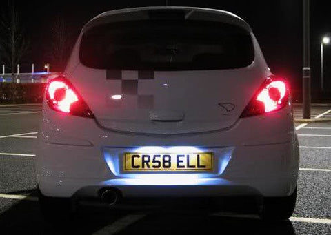 LED License Number Plate Light lamp OEM Replacement kit Opel Astra Corsa Omega Vectra