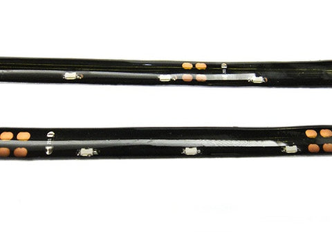 2 pieces of 20 SMD LED Side Shine / Side Glow Light strip white