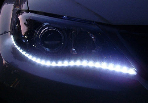 2 pieces of 20 SMD LED Side Shine / Side Glow Light strip white