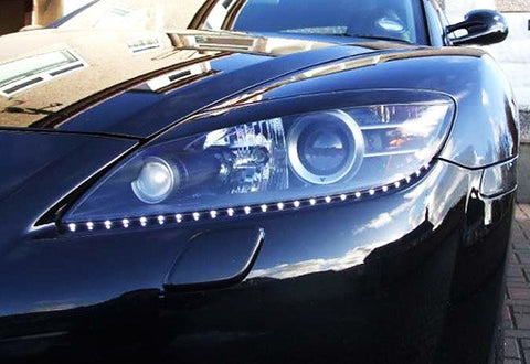 2 pieces of 20 SMD LED Side Shine / Side Glow Light strip white