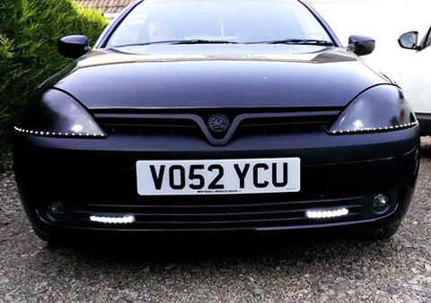 2 pieces of 20 SMD LED Side Shine / Side Glow Light strip white