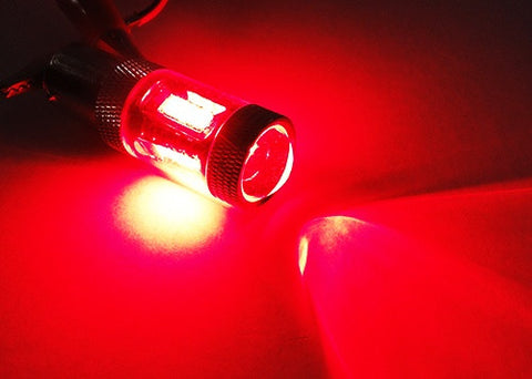 2 pieces of 15 SAMSUNG High Power 2835 SMD LED 382 1156 7506 BA15s P21W Light bulb 15W red