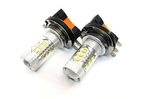 2 pieces of H15 64176 16x CREE XB-D LED Projector Light bulb 80W white