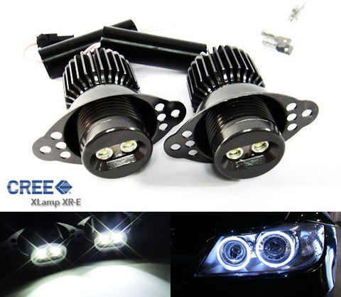 BMW xenon white 10W CREE LED Angel Eyes / Halo Ring replacement Light / Lamp bulb E90 E91