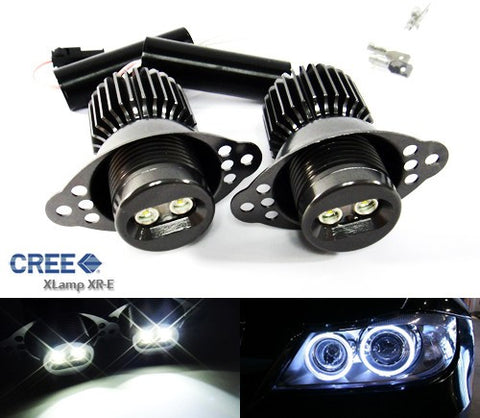 BMW xenon white 10W CREE LED Angel Eyes / Halo Ring replacement Light / Lamp bulb E90 E91