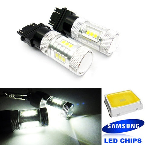 2 pieces of 15 SAMSUNG High Power 2835 SMD LED 3156 3157 3357 3057 Light bulb 15W white