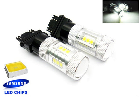 2 pieces of 15 SAMSUNG High Power 2835 SMD LED 3156 3157 3357 3057 Light bulb 15W white