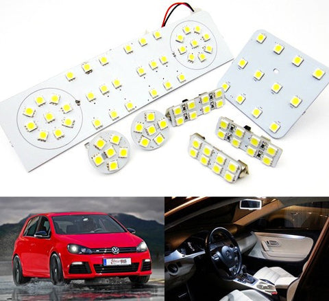 Perfect Fit Interior Light Panel 84 5050-SMD LED Package kit Volkswagen CC Golf GTI Passat