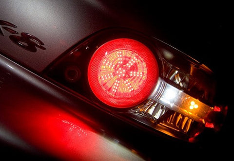 2 pieces of 18 High Power SMD LED 3156 P27W 3157 3057 P27/7W Light bulb red