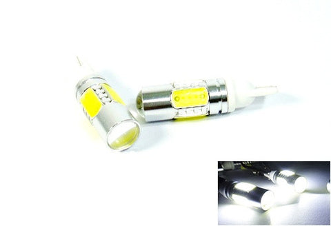 2x High Power 501 T10 168 194 2825 W5W LED Projector Light bulb w/ 4 Plasma LED 7.5W white