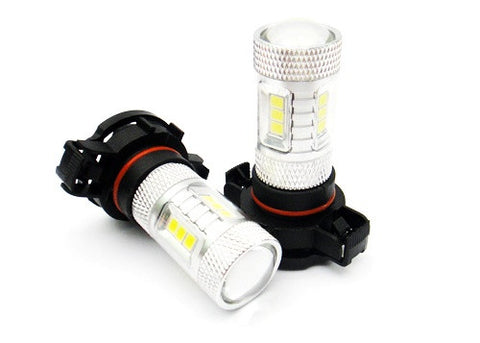 2 pieces of 15 SAMSUNG High Power 2835 SMD LED H16 PS19W 5202 9009 Light bulb 15W white