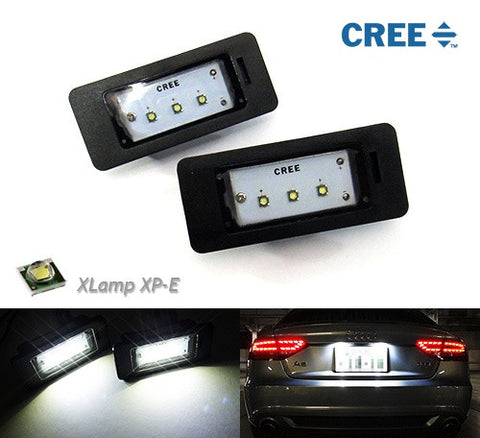 License Number Plate Light CREE LED Lamp Replacement kit Audi A4 A5 Q5 TT VW Jetta Touareg