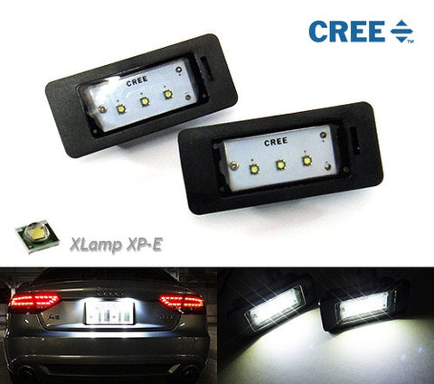 License Number Plate Light CREE LED Lamp Replacement kit Audi A4 A5 Q5 TT VW Jetta Touareg