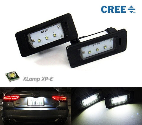 License Number Plate Light CREE LED Lamp Replacement kit Audi A4 A5 Q5 TT VW Jetta Touareg