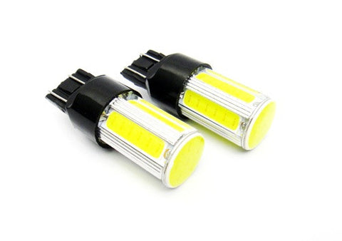 2 pieces of LUFFY 580 7443 W21/5W 582 7440 W21W 992 High Power COB LED Light bulb 25W white
