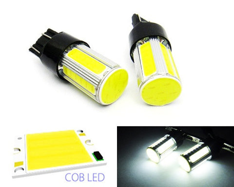 2 pieces of LUFFY 580 7443 W21/5W 582 7440 W21W 992 High Power COB LED Light bulb 25W white