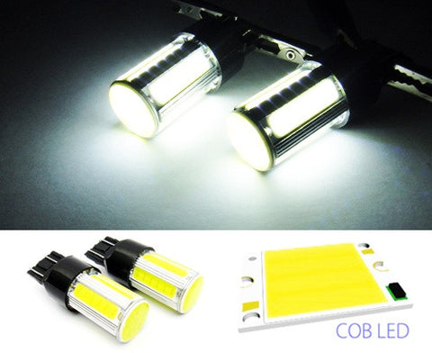 2 pieces of LUFFY 580 7443 W21/5W 582 7440 W21W 992 High Power COB LED Light bulb 25W white