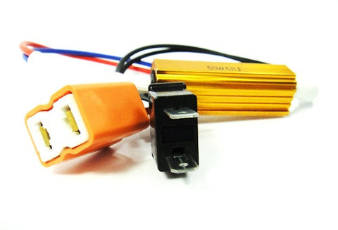 2 pieces of H7 (499) No Error Load Resistor Wiring Harness Adapter