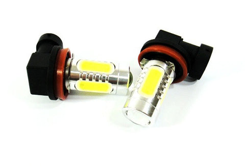 2 pieces of H11 H8 CREE LED Projector Light with 4 Plasma SMD LED 11W white